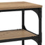 Konsolbord Artisan Egetræ 100 x 30 x 75 cm Konstrueret træ