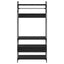 Garderobeskab Sort eg 89 x 39 x 184.5 cm Konstrueret træ