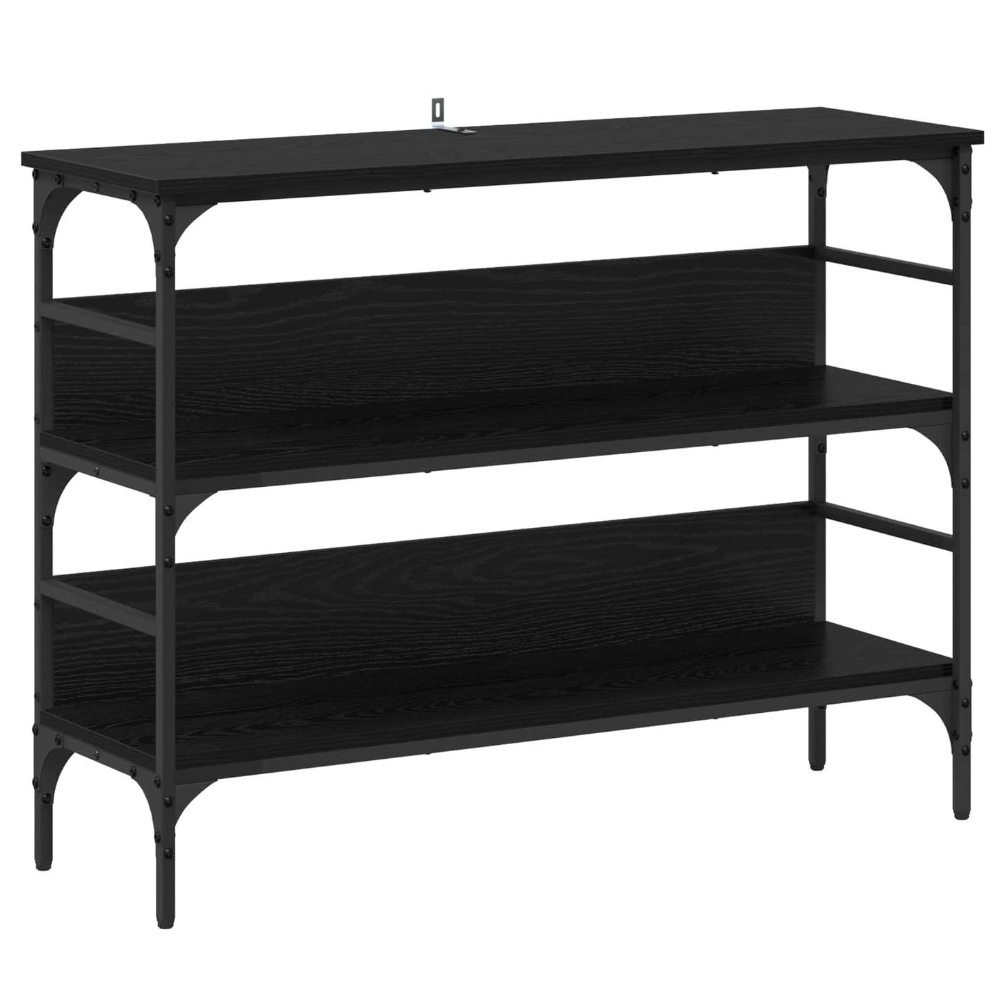 Konsolbord Sort eg 100 x 32 x 75 cm Konstrueret træ