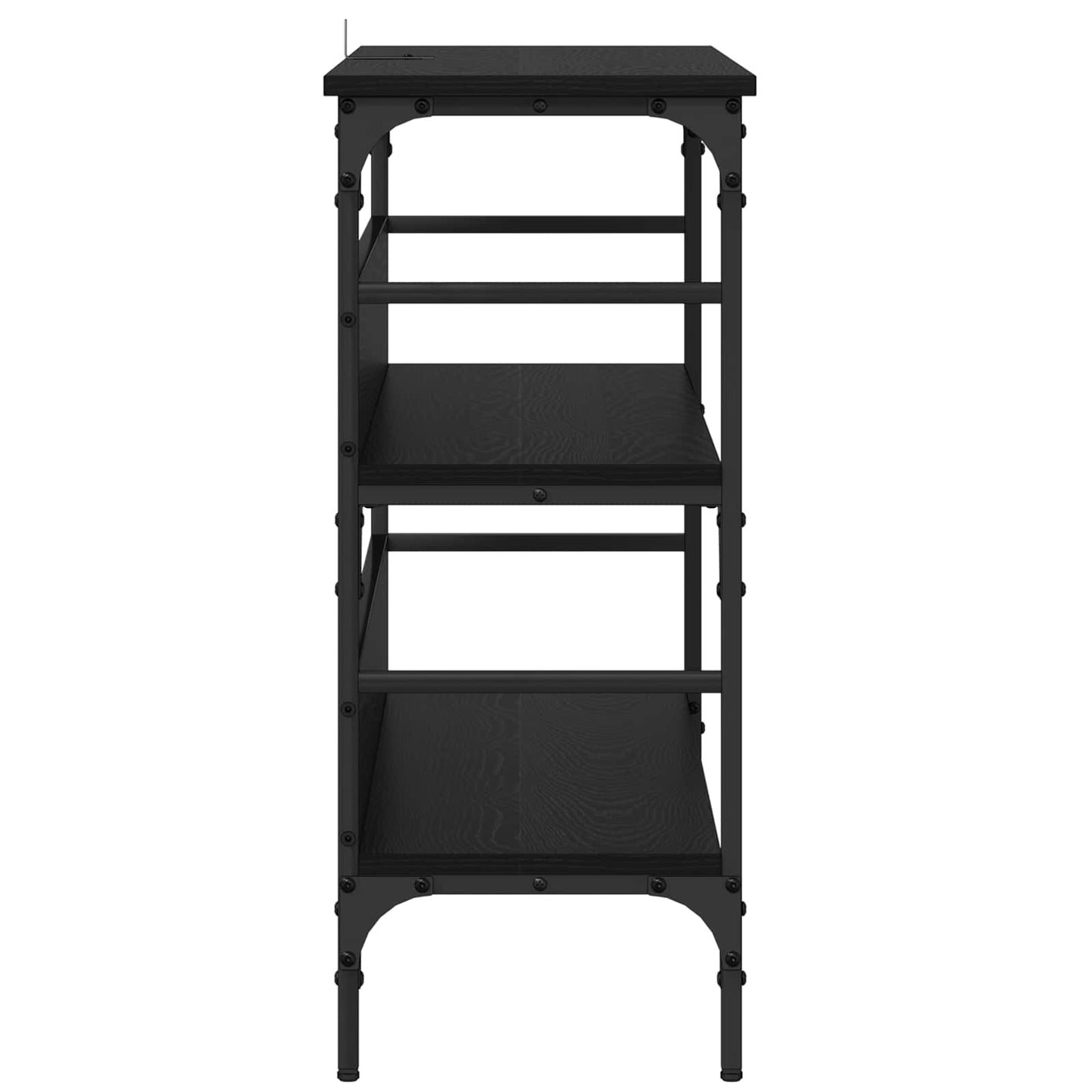 Konsolbord Sort eg 100 x 32 x 75 cm Konstrueret træ