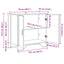 Sideboard Gammelt træ 78 x 35 x 74.5 cm