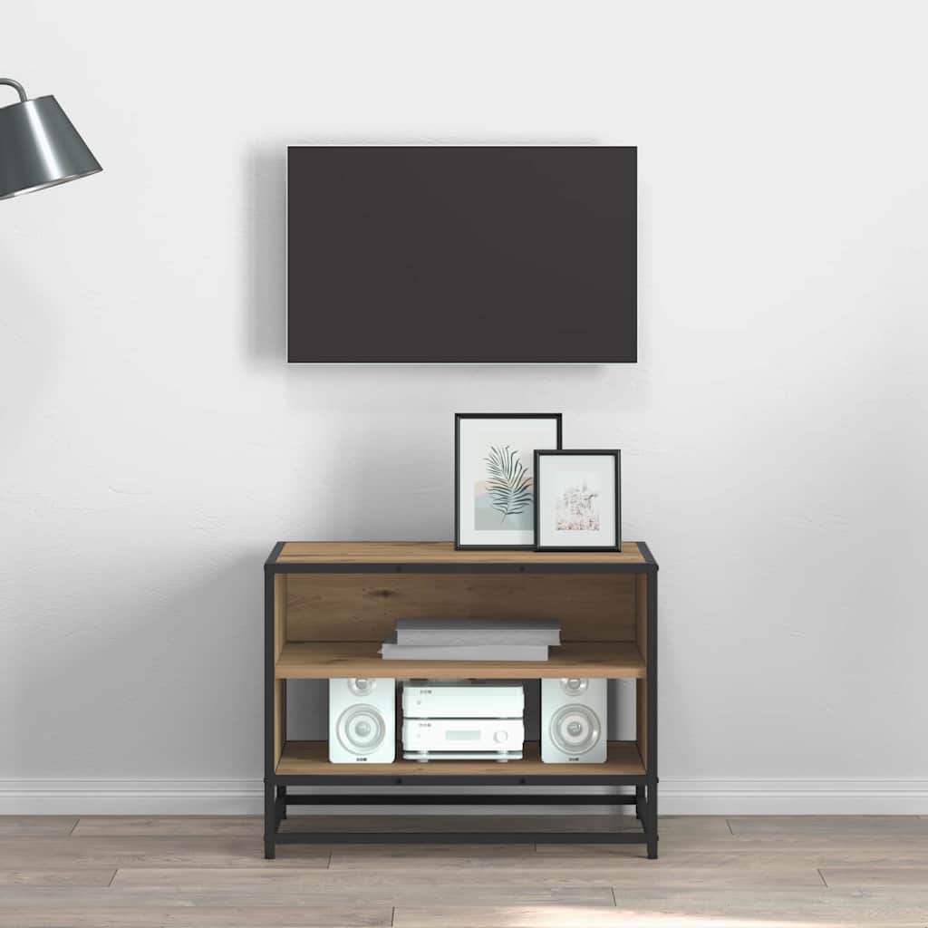 TV Enheder 61 x 40 x 46 cm Artisan Egetræ Konstrueret træ