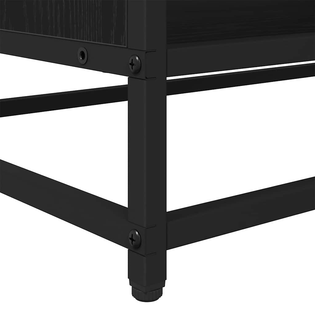 TV Enheder Sort eg 61 x 40 x 46 cm Konstrueret træ