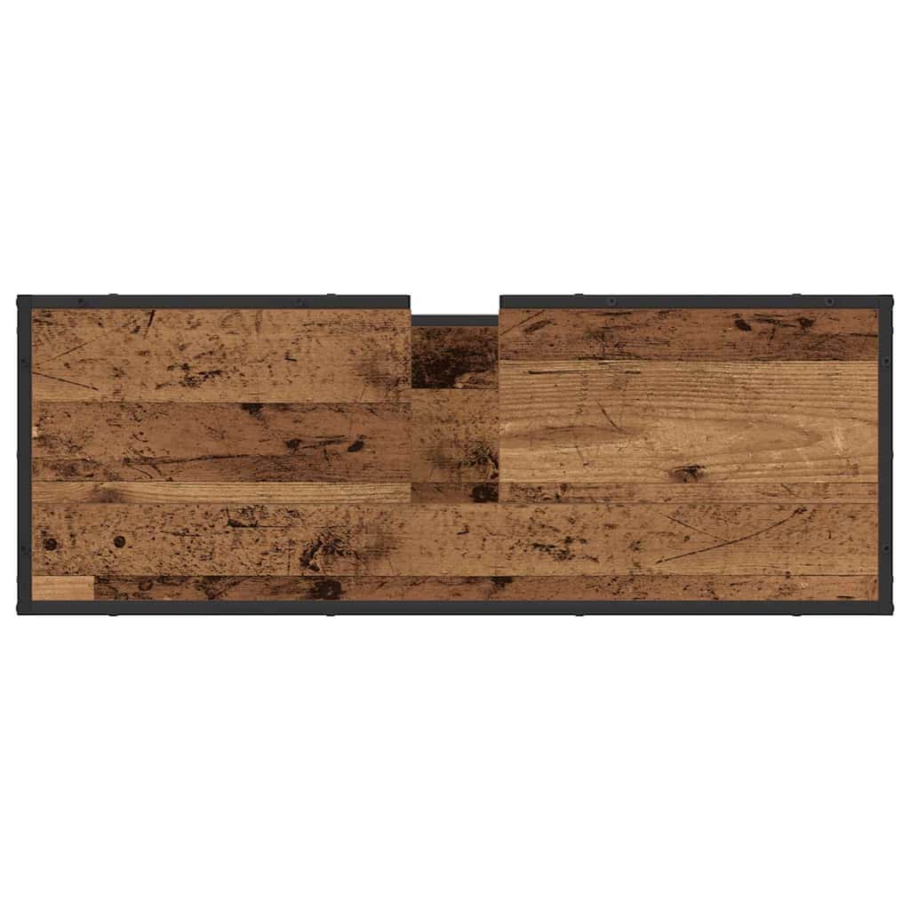 Badeværelsesskab Gammelt træ 90 x 33 x 60 cm Konstrueret træ