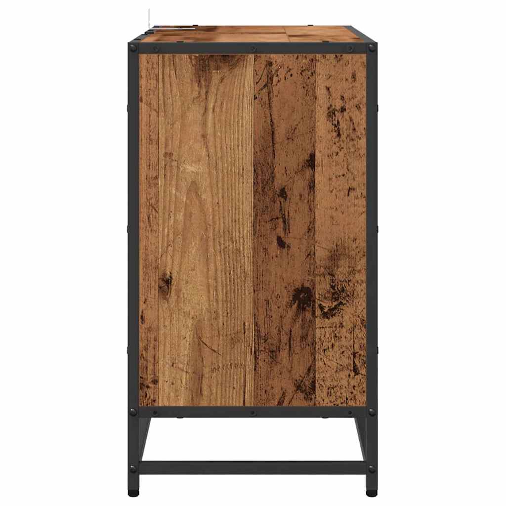Badeværelsesskab Gammelt træ 65 x 33 x 60 cm Konstrueret træ