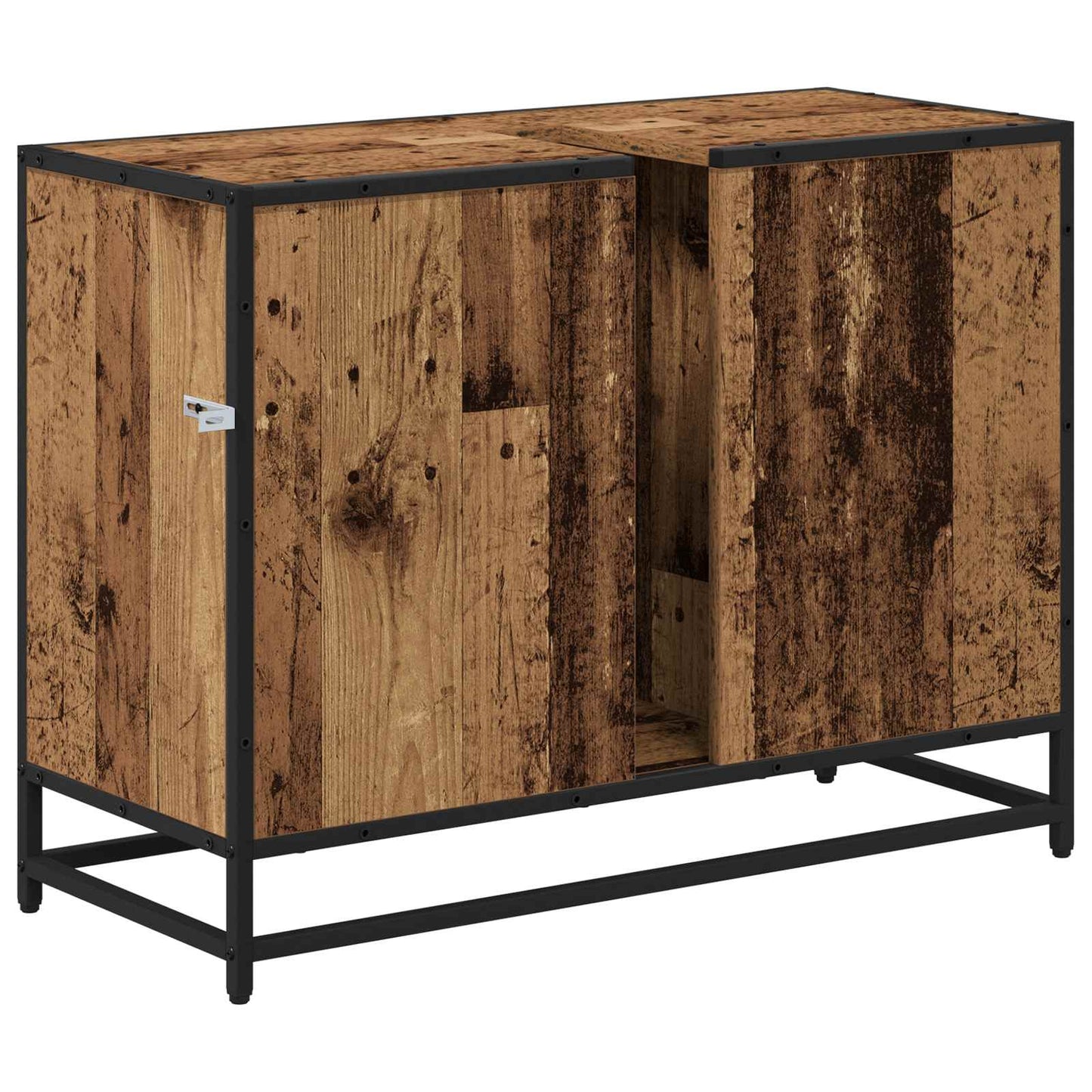 Badeværelsesskab Gammelt træ 80 x 33 x 60 cm Konstrueret træ