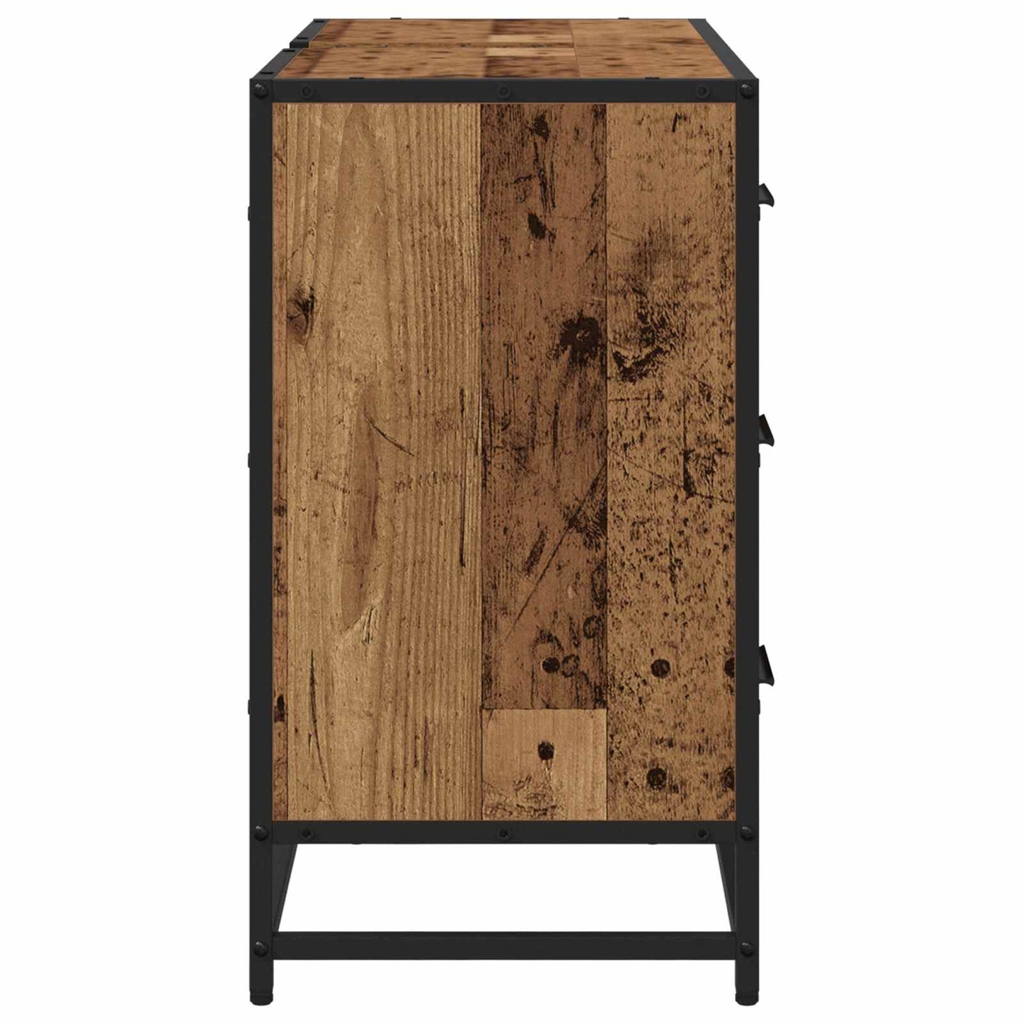 Badeværelsesskab Gammelt træ 80 x 33 x 60 cm Konstrueret træ