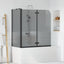 Bruser Indhegning Sort 120 x 68 x 130 cm ESG Glas og Aluminium