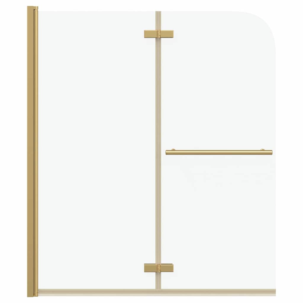 Bruser Indhegning Gennemsigtig og Guld 120 x 140 cm