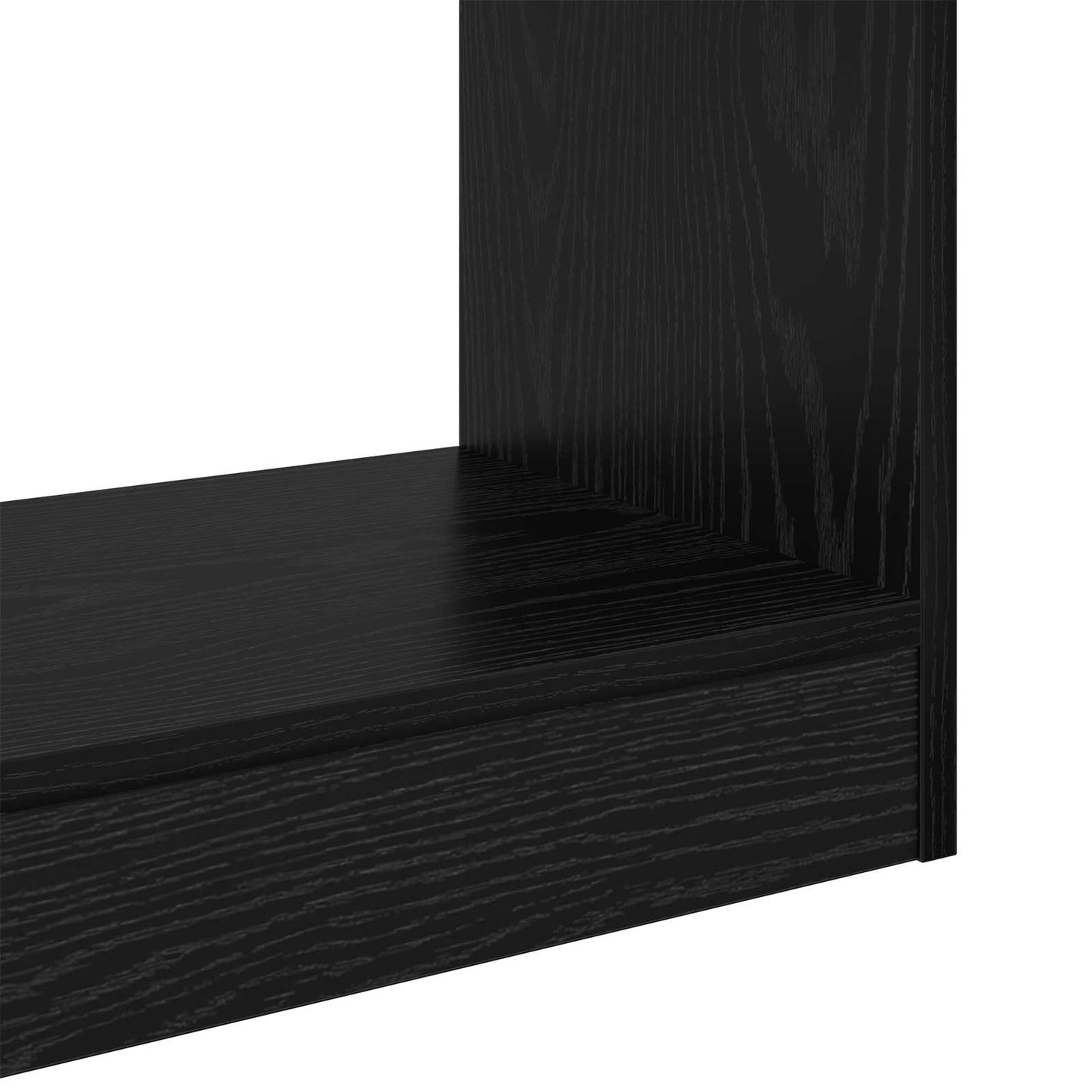 Bogskab Sort eg 60 x 30 x 72 cm Konstrueret træ