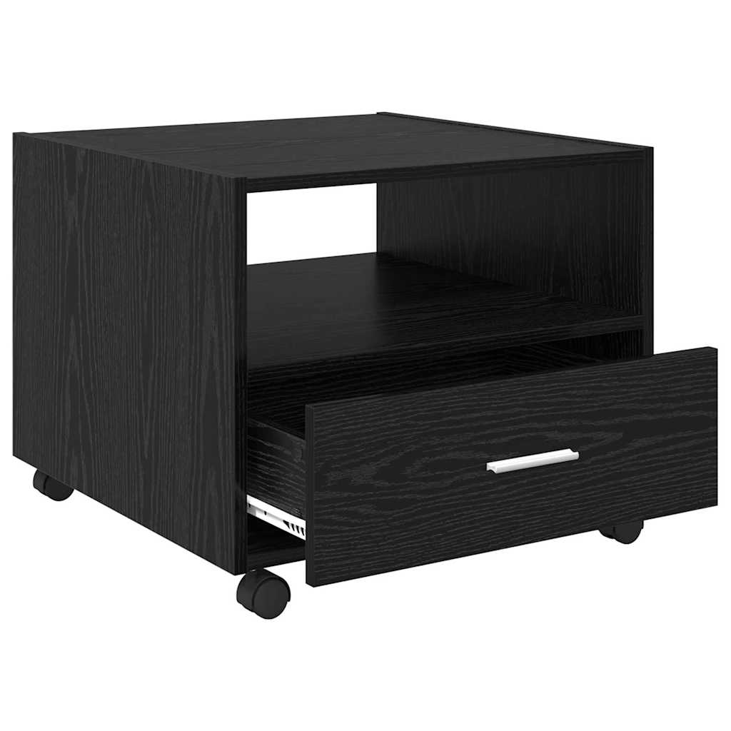 Sofabord Sort eg 55 x 55 x 45cm Konstrueret træ