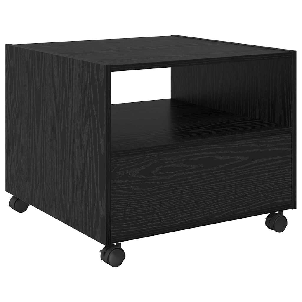 Sofabord Sort eg 55 x 55 x 45cm Konstrueret træ