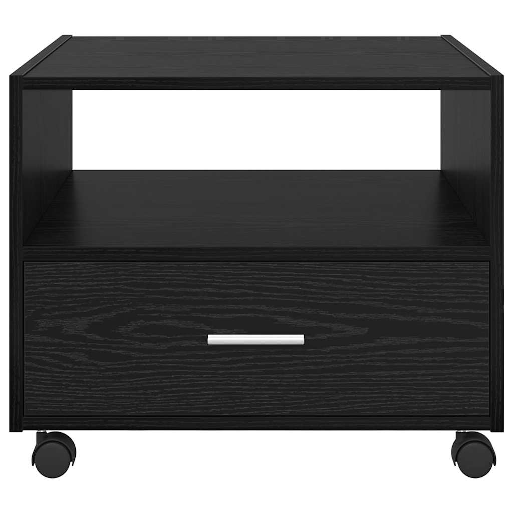 Sofabord Sort eg 55 x 55 x 45cm Konstrueret træ