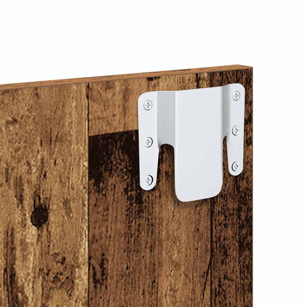 Natskab 2 pcs Gammelt træ 50 x 32,5 x 80 cm Konstrueret træ