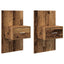 Natskab 2 pcs Gammelt træ 50 x 32,5 x 80 cm Konstrueret træ