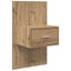 Natskab 2 pcs Artisan Egetræ 50 x 32,5 x 80 cm Konstrueret træ