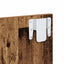 Vægmonteret natbord 2 pcs Gammelt træ 48,5 x 32,5 x 80 cm