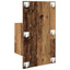 Vægmonteret natbord 2 pcs Gammelt træ 48,5 x 32,5 x 80 cm