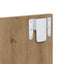 Vægmonteret natbord 2 pcs Artisan Egetræ 48,5 x 32,5 x 80 cm