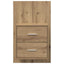 Vægmonteret natbord 2 pcs Artisan Egetræ 48,5 x 32,5 x 80 cm