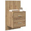 Vægmonteret natbord 2 pcs Artisan Egetræ 48,5 x 32,5 x 80 cm