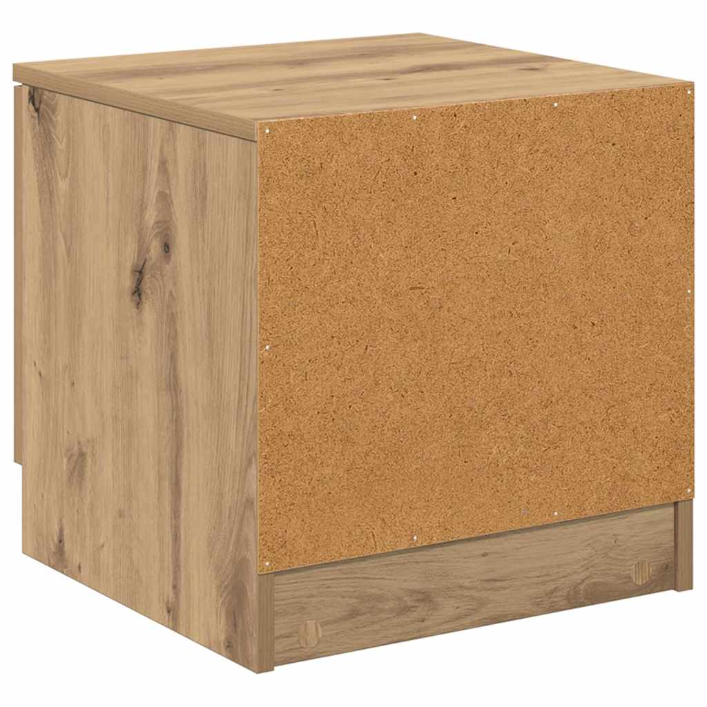 Sengeskab 2 pcs Artisan Egetræ 40 x 39 x 40 cm Konstrueret træ