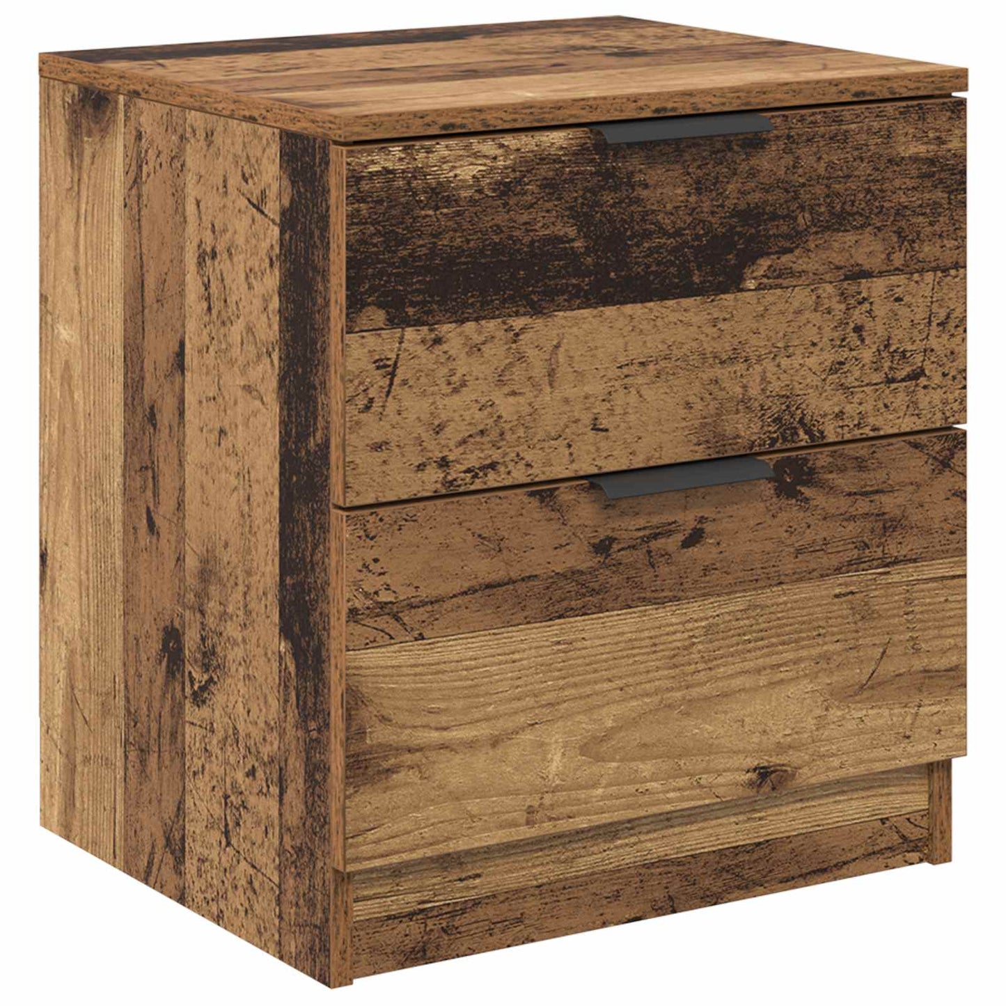 Natskab 2 pcs Gammelt træ 45 x 39 x 50cm Konstrueret træ