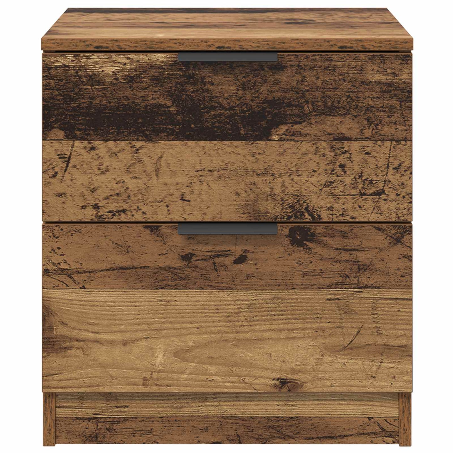 Natskab 2 pcs Gammelt træ 45 x 39 x 50cm Konstrueret træ