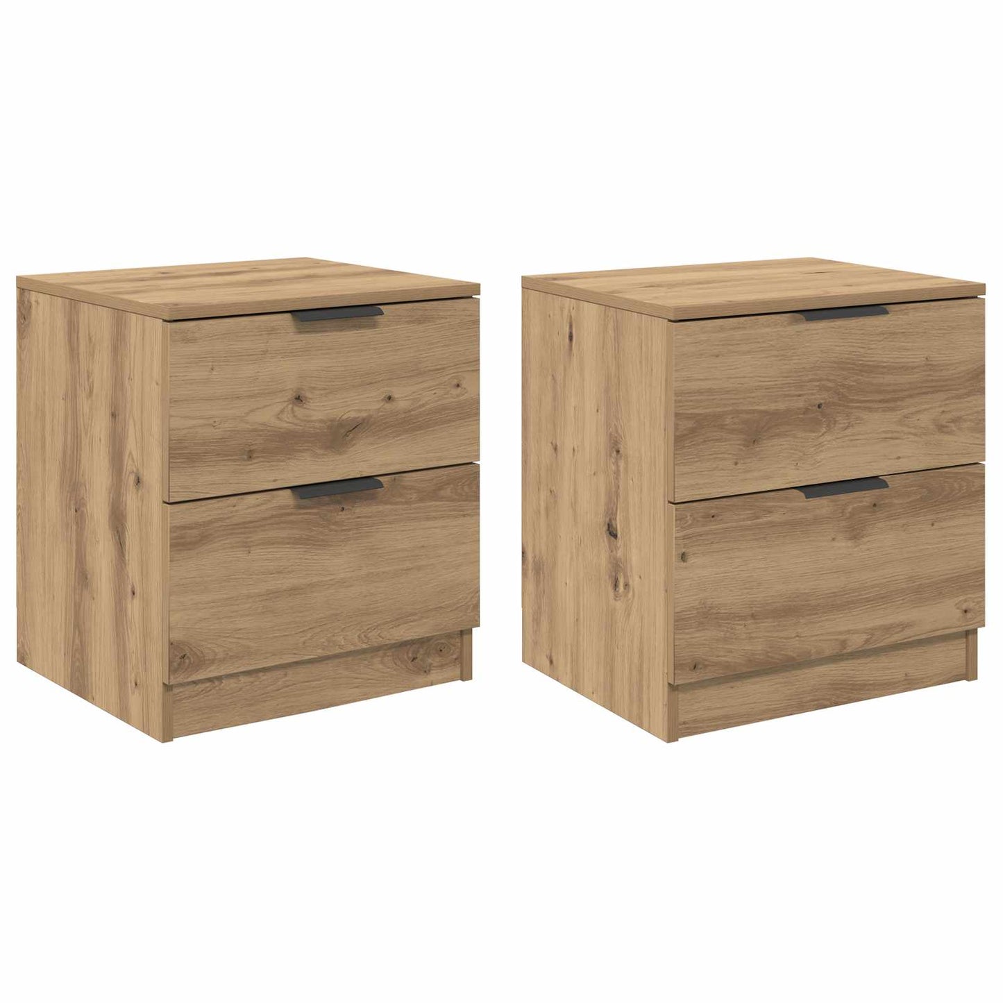 Natskab 2 pcs Artisan Egetræ 45 x 39 x 50cm Konstrueret træ