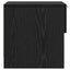 Sengeskab 2 pcs Sort eg 40 x 39 x 40 cm Konstrueret træ