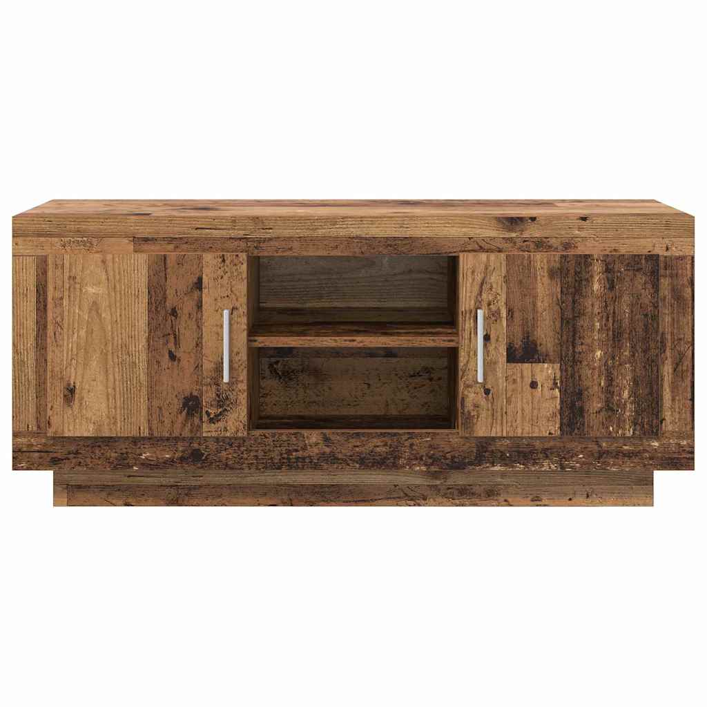 TV-skab Gammelt træ 102 x 35 x 45 cm Konstrueret træ