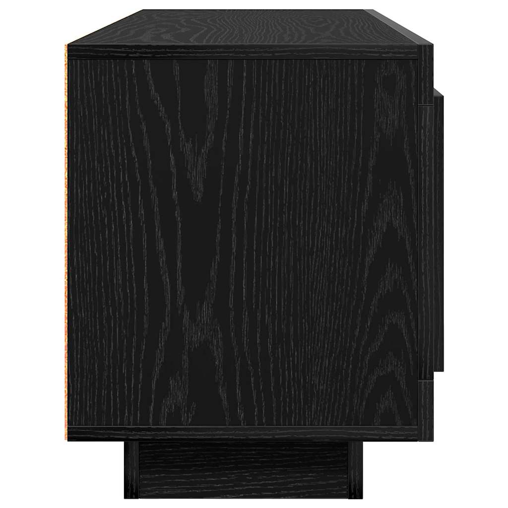 TV-skab Sort eg 102 x 35 x 45 cm Konstrueret træ