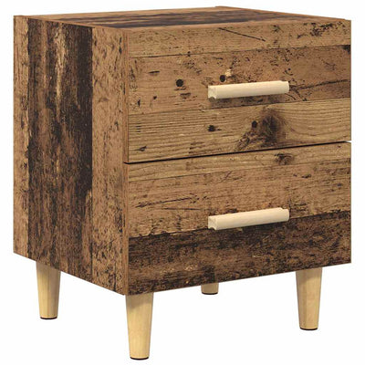 Sengeskab Gammelt træ 40 x 35 x 47,5 cm Konstrueret træ
