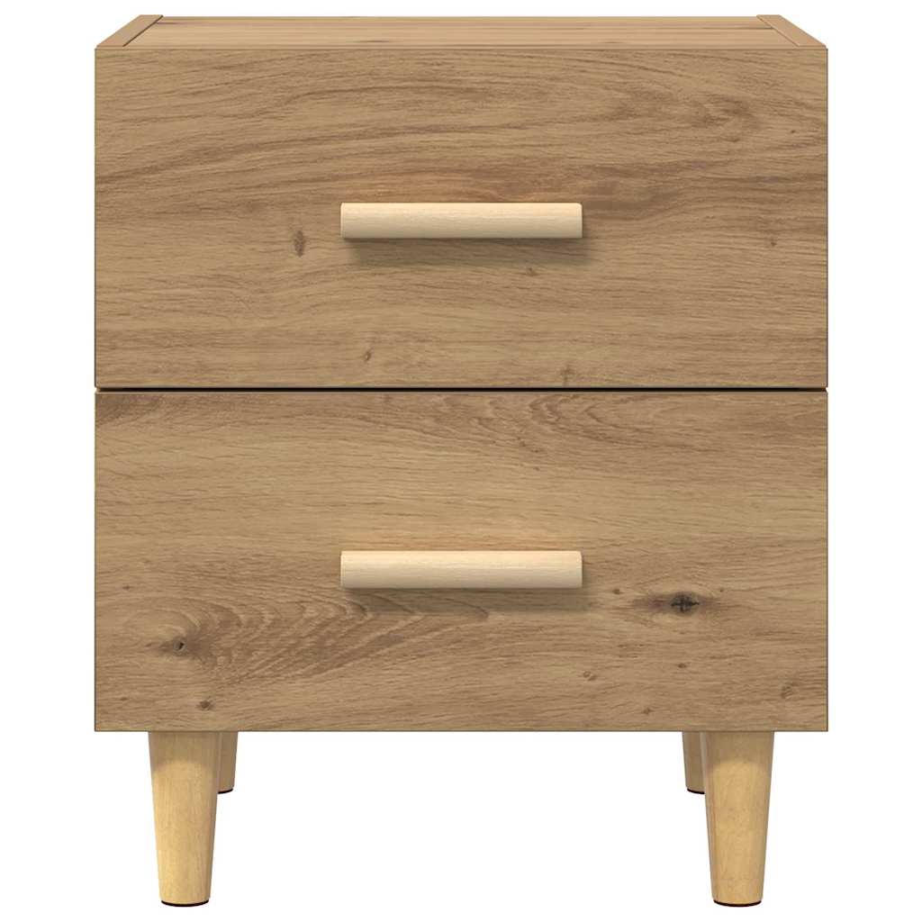 Sengeskab Artisan Egetræ 40 x 35 x 47,5 cm Konstrueret træ