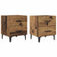 Sengeskab 2 pcs Gammelt træ 40 x 35 x 47,5 cm Konstrueret træ