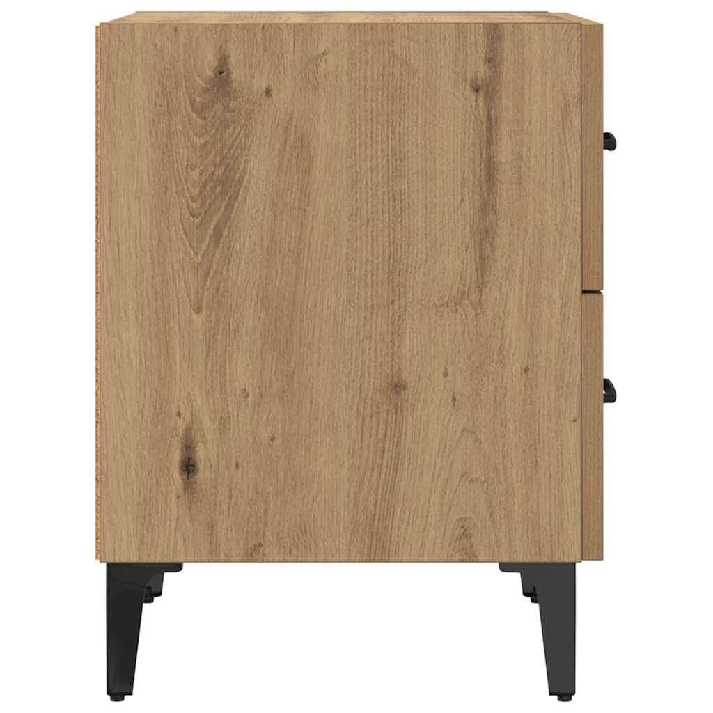 Sengeskab med skuffe 2 pcs Artisan Egetræ 40 x 35 x 47,5 cm