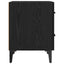 Sengeskab 2 pcs Sort eg 40 x 35 x 47,5 cm Konstrueret træ
