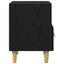 Natskab 2 pcs Sort eg 40 x 35 x 47 cm Konstrueret træ