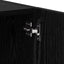 Natskab 2 pcs Sort eg 40 x 40 x 50 cm Konstrueret træ