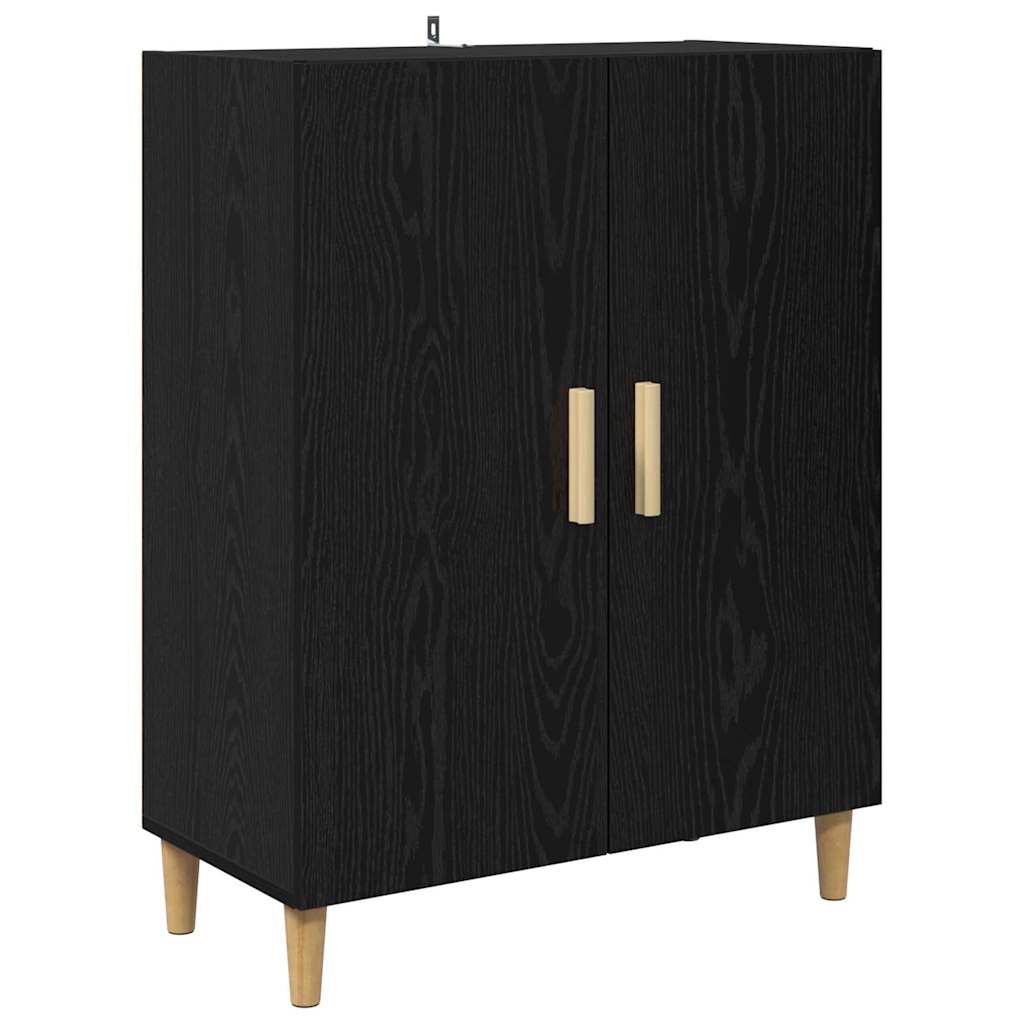 Sideboard Sort eg 70 x 34 x 90 cm Konstrueret træ