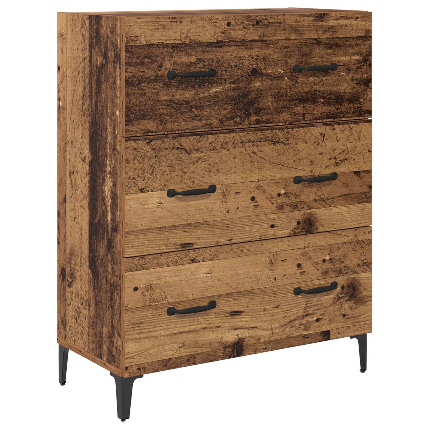 Sideboard Gammelt træ 69,5 x 34 x 90 cm Ingeniørt træ og jern
