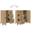 Sideboard Artisan Egetræ 69,5 x 34 x 90 cm Konstrueret træ
