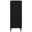 Sideboard med skuffe Sort eg 69,5 x 34 x 90 cm Konstrueret træ