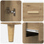 Sideboard artisan eg 34 x 69.5 x 89 cm Konstrueret træ