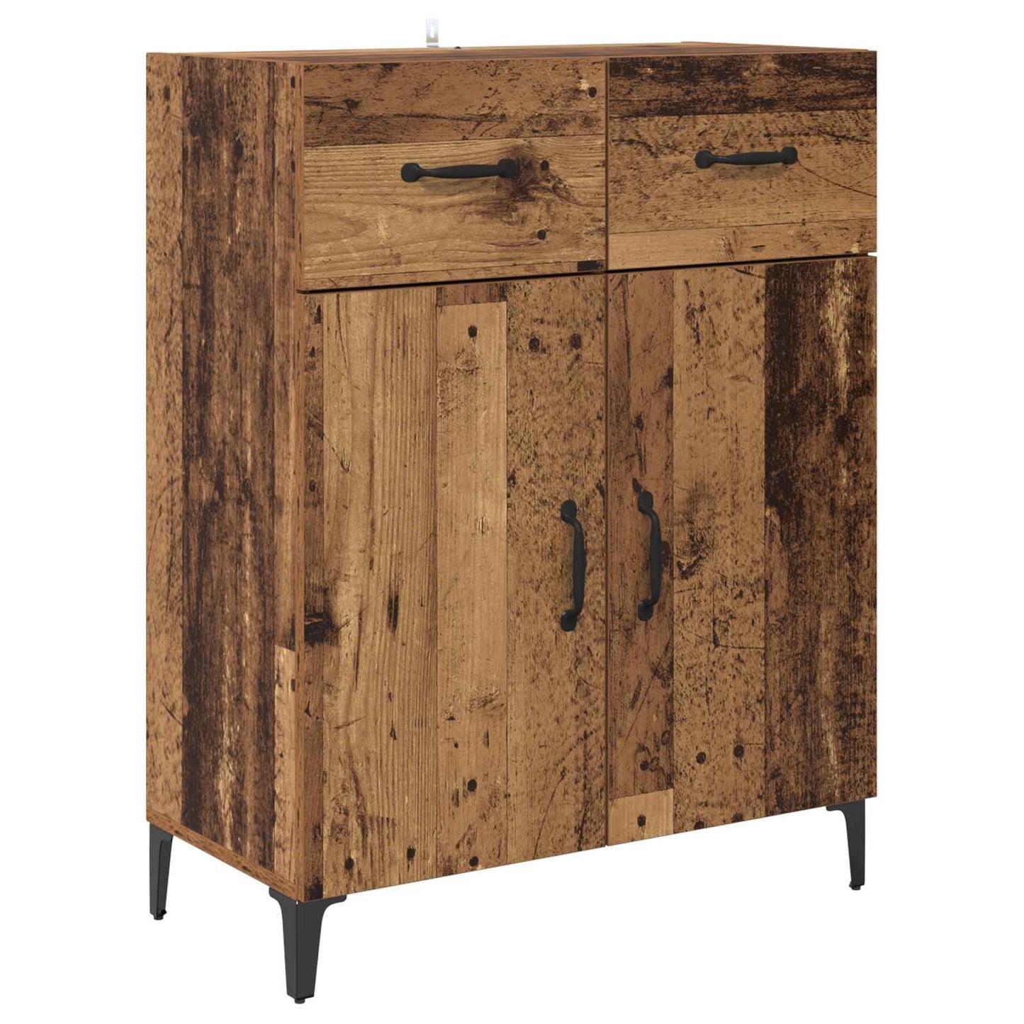 Sideboard Gammelt træ 69,5 x 34 x 90 cm Konstrueret træ