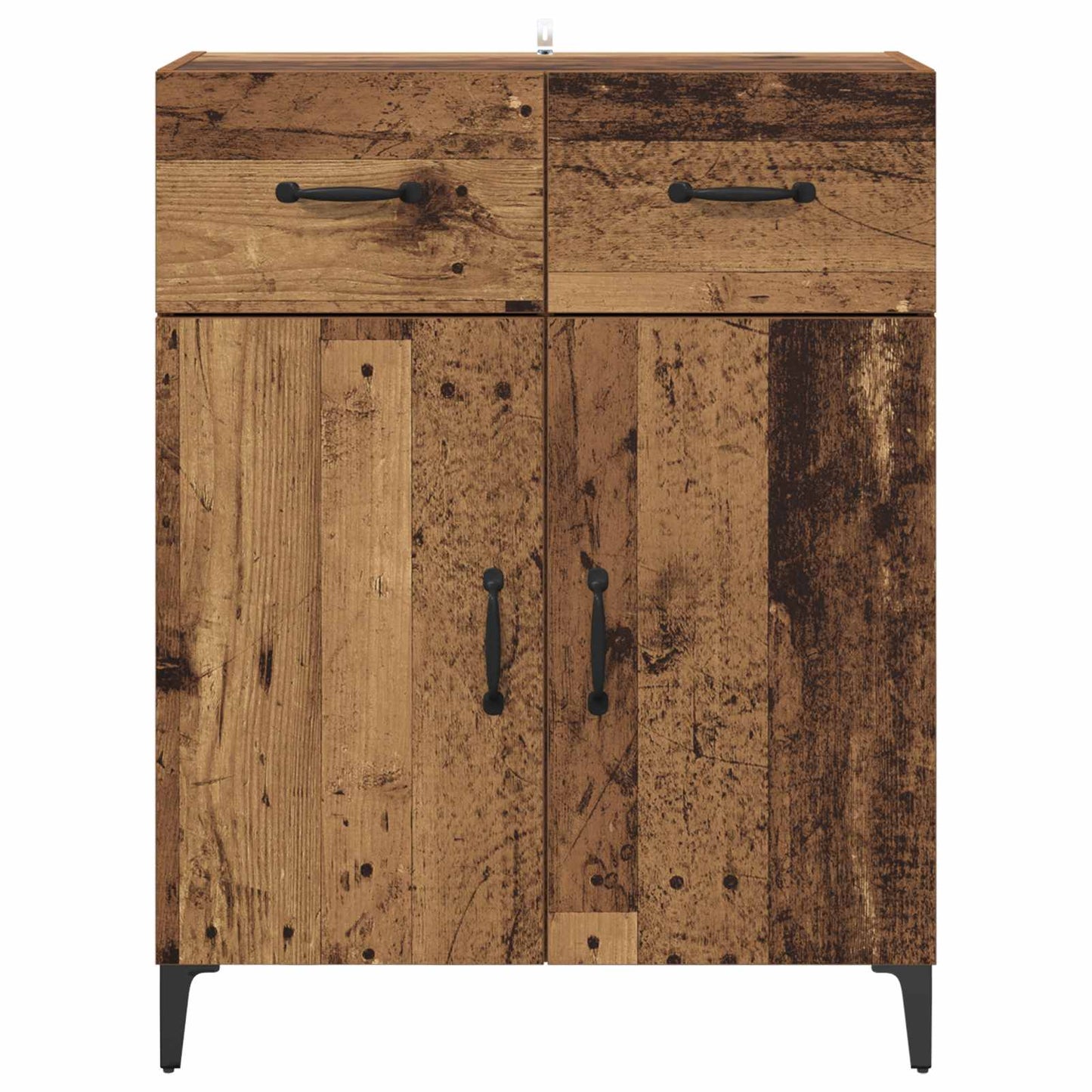 Sideboard Gammelt træ 69,5 x 34 x 90 cm Konstrueret træ