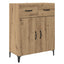 Sideboard Artisan Egetræ 69,5 x 34 x 90 cm Konstrueret træ