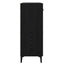 Sideboard Sort eg 69,5 x 34 x 90 cm Konstrueret træ