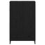 Highboard Sort eg 70 x 31 x 115 cm Ingeniørt træ og jern