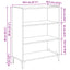 Sideboard Gammelt træ 69,5 x 32,5 x 90 cm Konstrueret træ